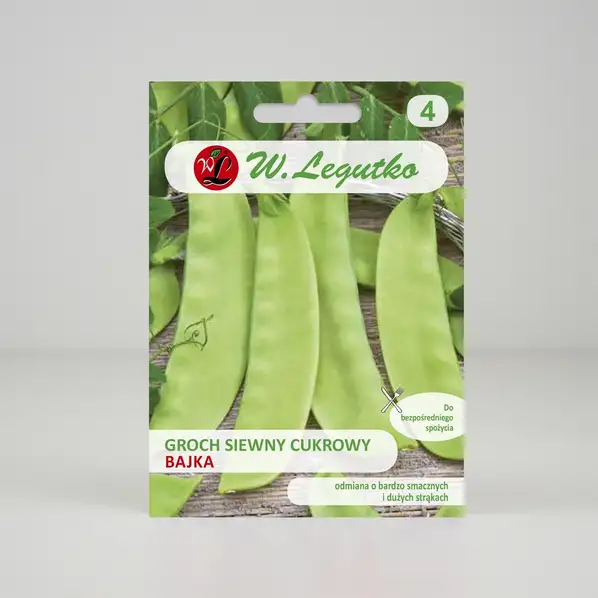 Groch siewny cukrowy Bajka Zielona 40g - Nasiona